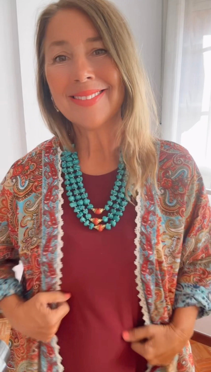Kimono CACHEMIRE