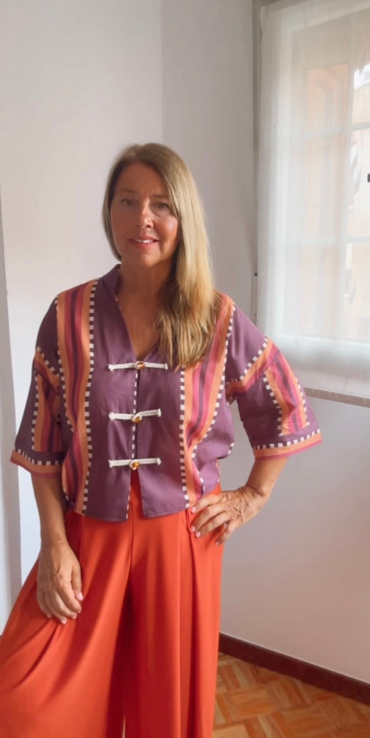 Chaqueta kimono AZTECA