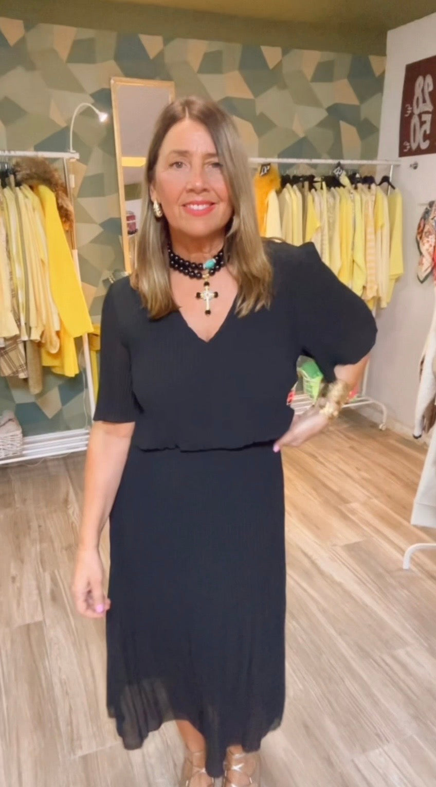 Vestido PLISADO