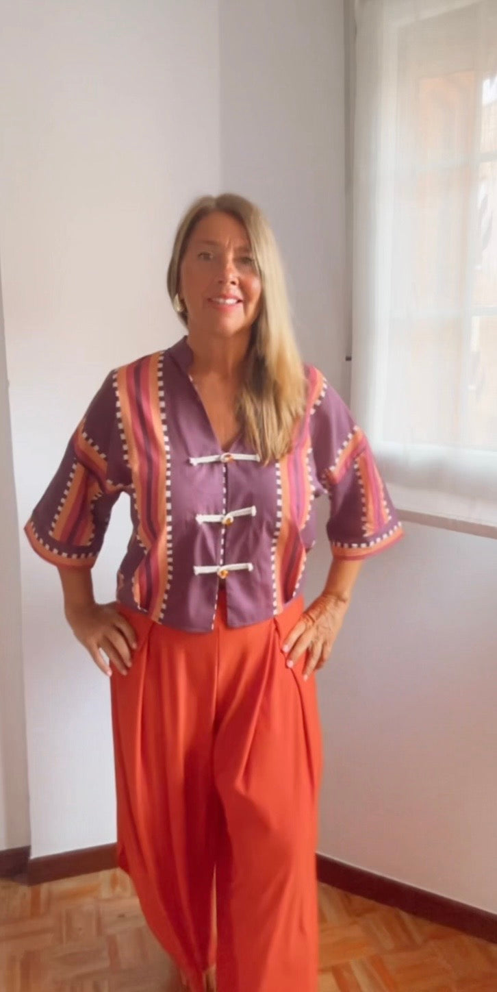 Chaqueta kimono AZTECA