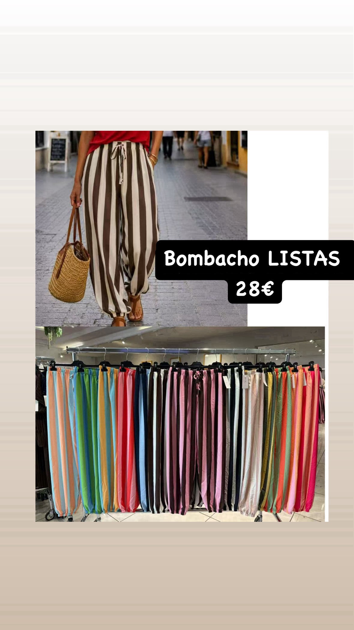 Pantalón BOMBACHO LISTAS