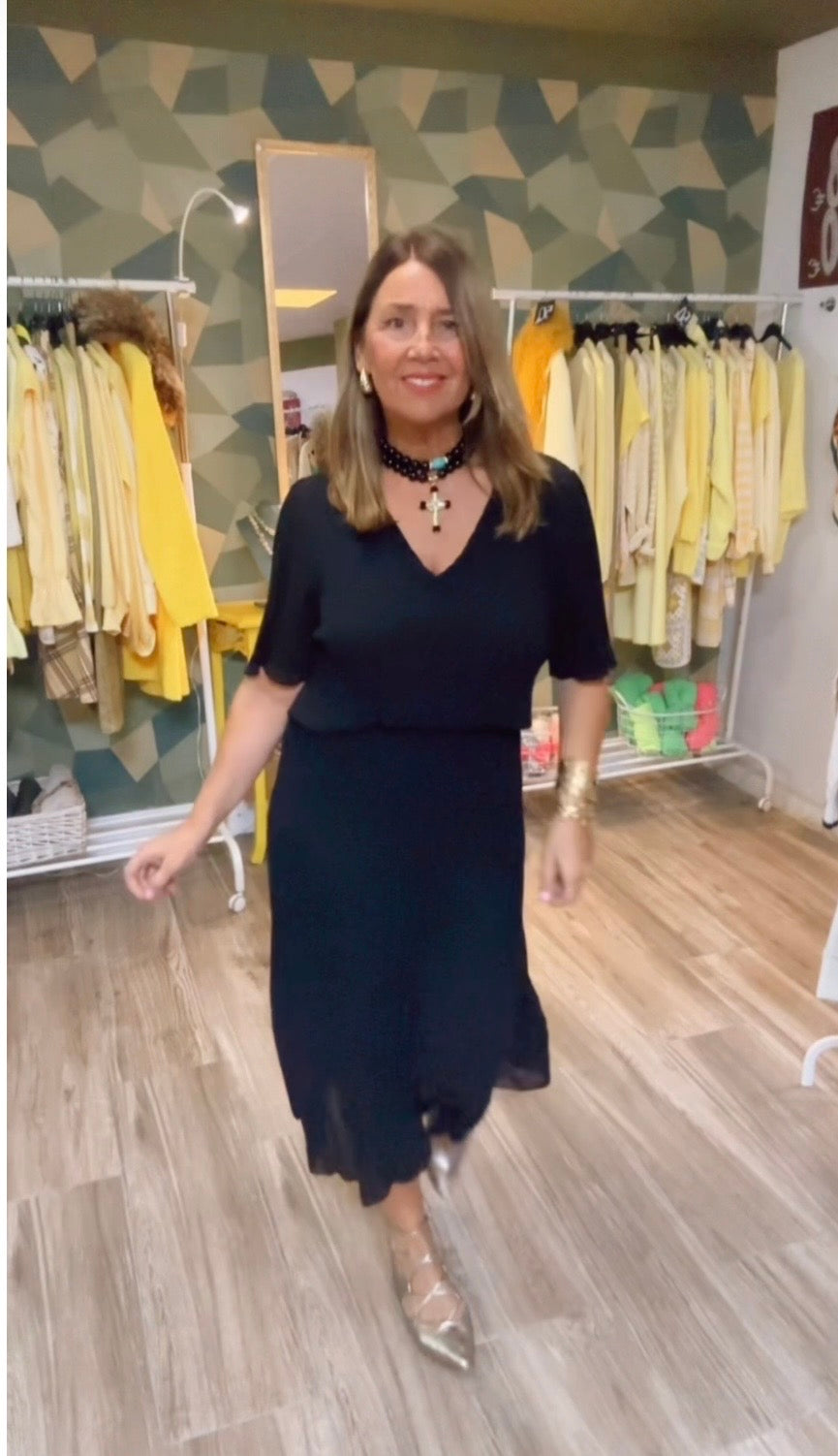 Vestido PLISADO