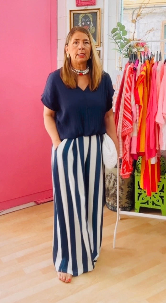 Pantalon Palazzo MARINE