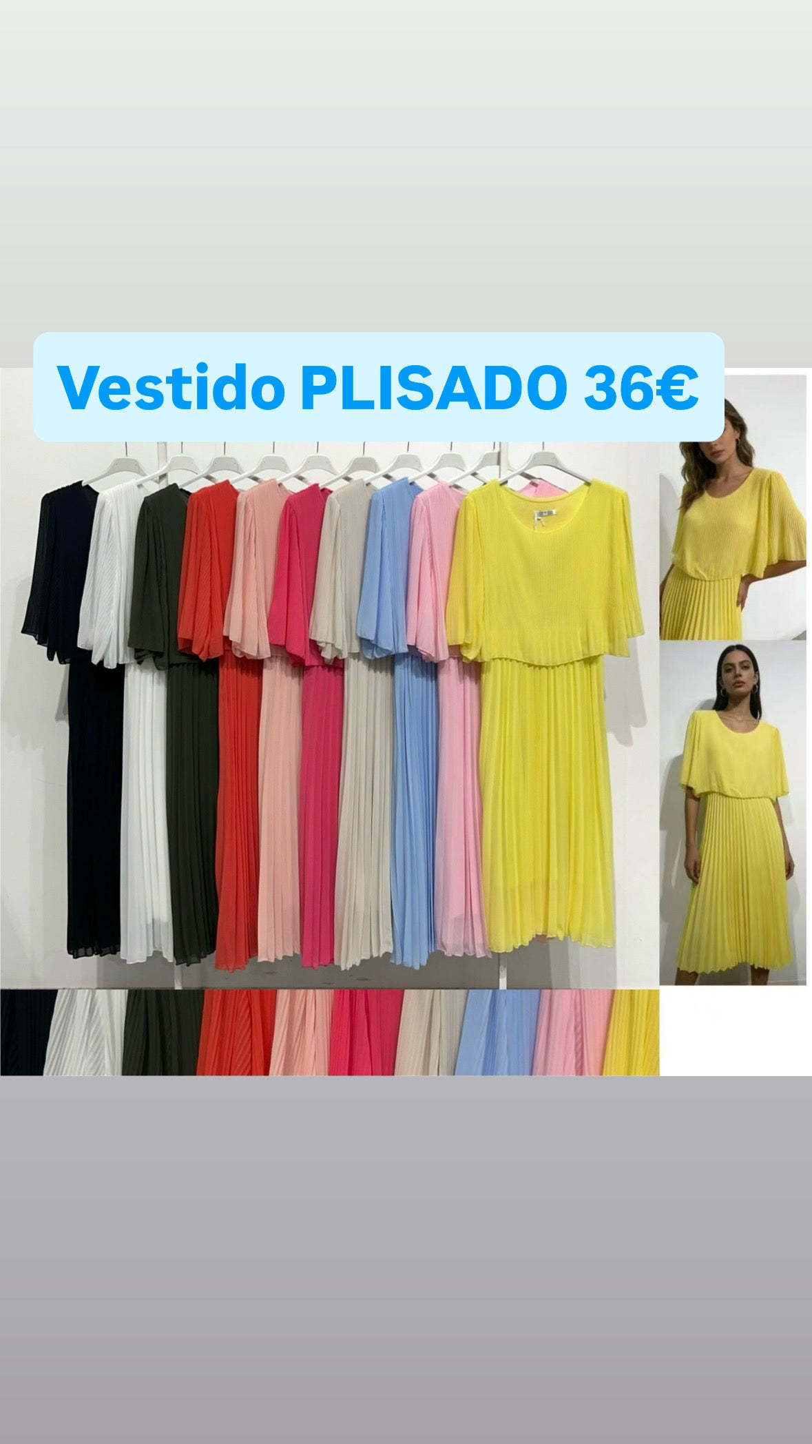 Vestido PLISADO
