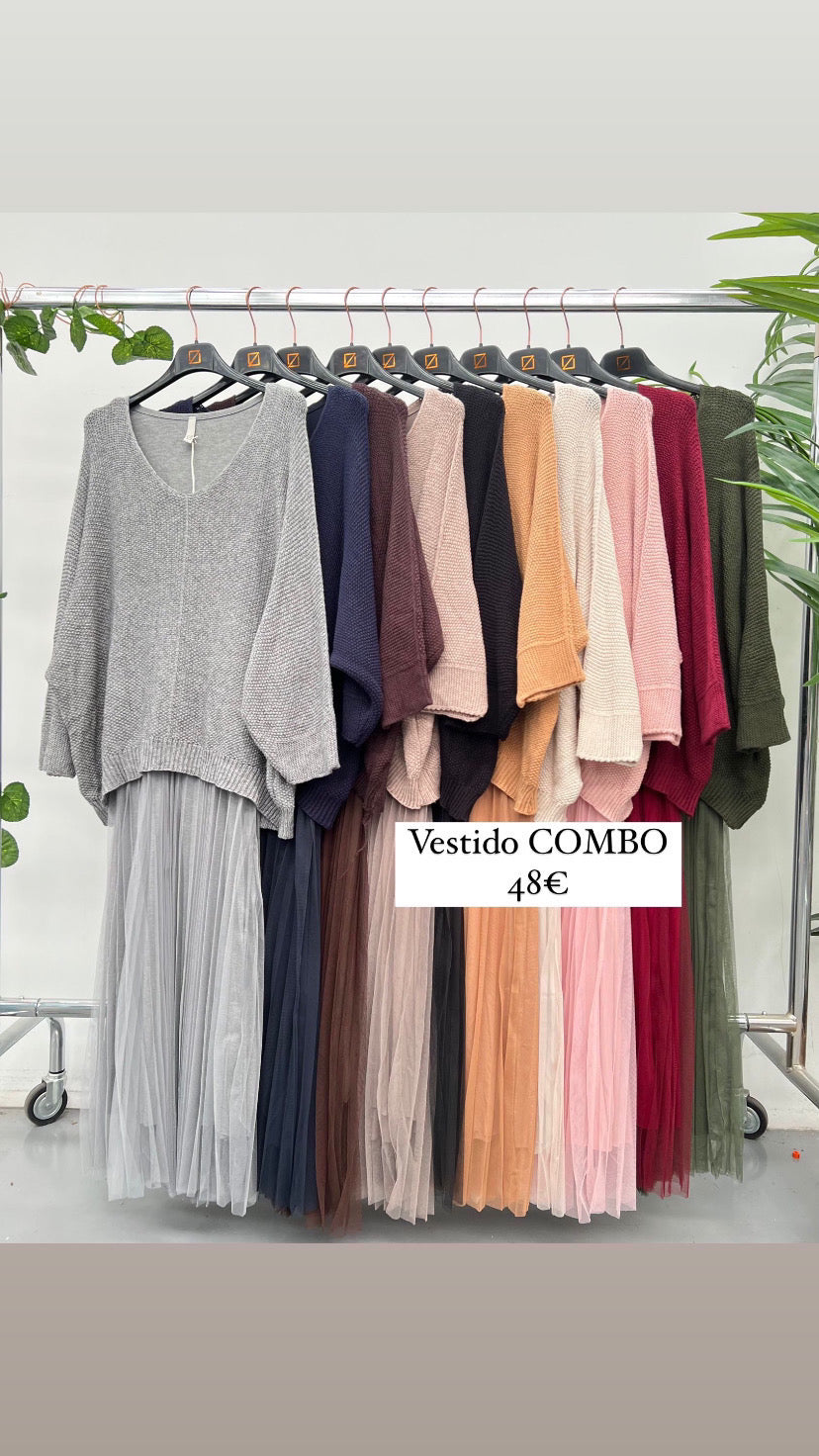 Vestido COMBO (vestido + suéter )